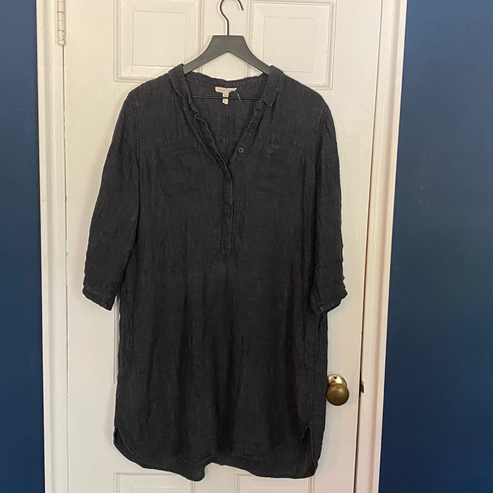 Eileen Fisher 100% Linen Dress